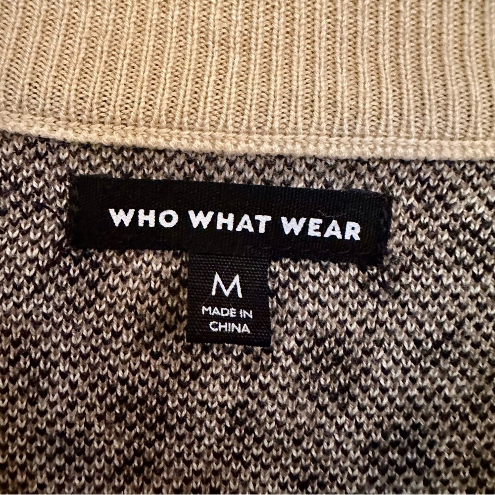 Who What Wear Shadow Leopard Print Sweater Size Medium - Picture 7 of 10